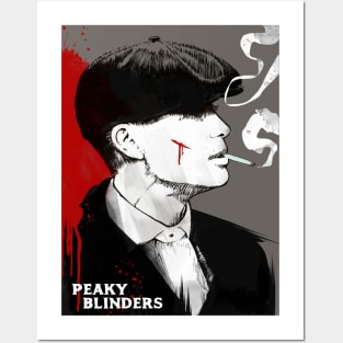 Tommy Shelby art portrait Posters and Art